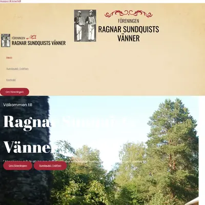 Dragspelsradio Ragnar Sundquists Vänner startsida 2022