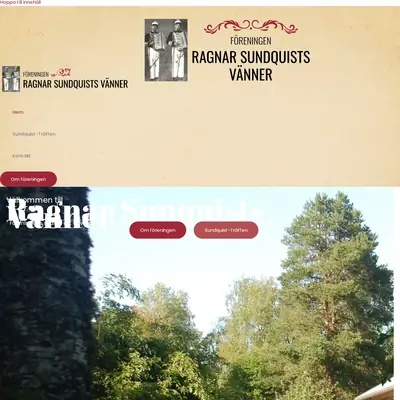 Dragspelsradio Ragnar Sundquists Vänner startsida 2023