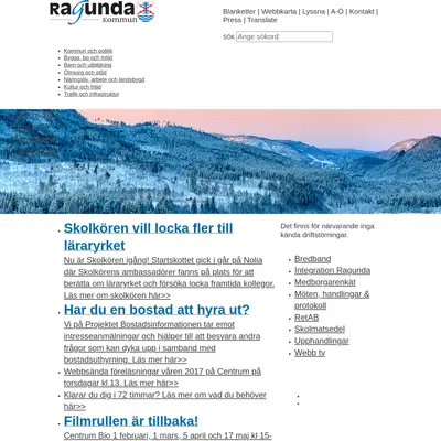 www.ragunda.se startsida 2017
