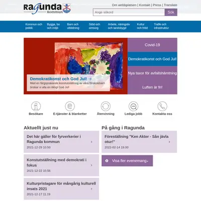 www.ragunda.se startsida 2022