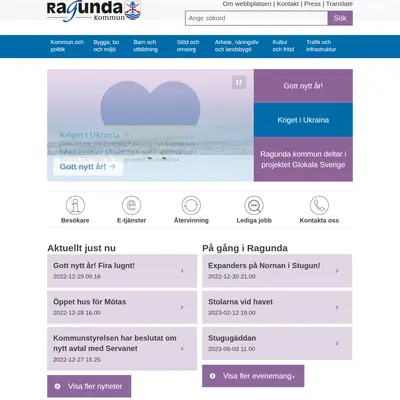 www.ragunda.se startsida 2023
