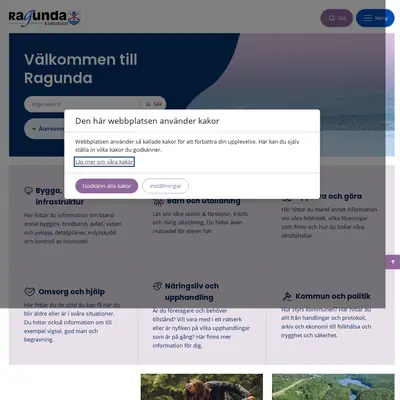 www.ragunda.se startsida 2025