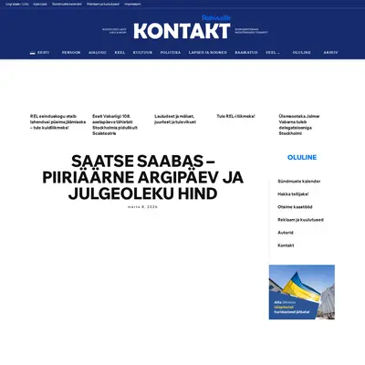 Rahvuslik Kontakt startsida 2026