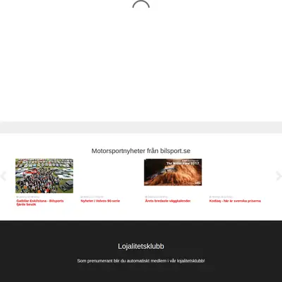 www.rallyracing.se startsida 2017