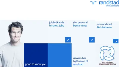 www.randstad.se startsida 2005