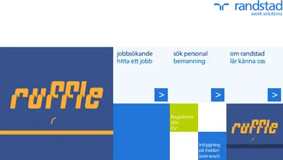 www.randstad.se startsida 2008