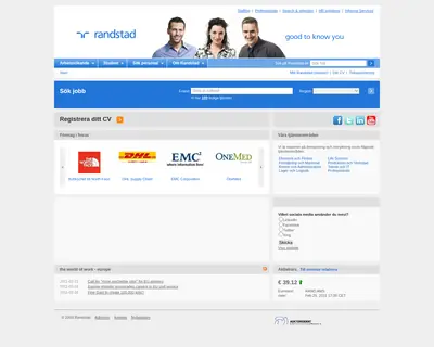 www.randstad.se startsida 2011