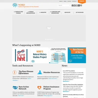 Rare Diseases startsida 2016