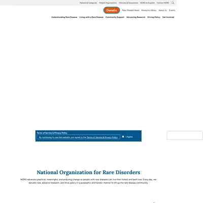 Rare Diseases startsida 2024