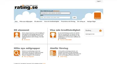www.rating.se startsida 2013