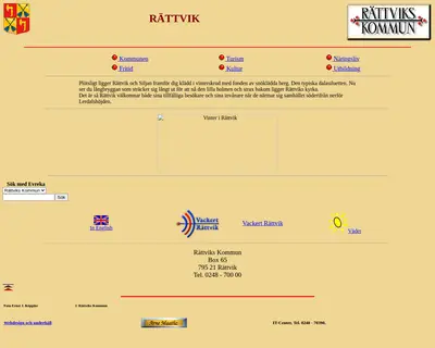 www.rattvik.se startsida 2000