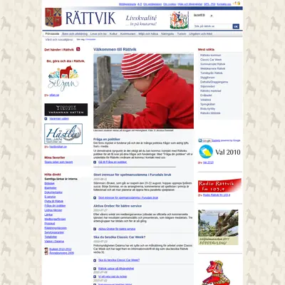 www.rattvik.se startsida 2010