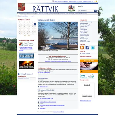www.rattvik.se startsida 2013