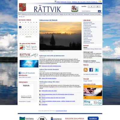 www.rattvik.se startsida 2014