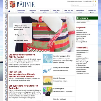 www.rattvik.se startsida 2018