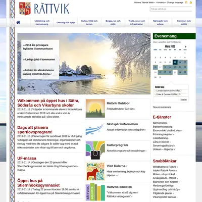 www.rattvik.se startsida 2019