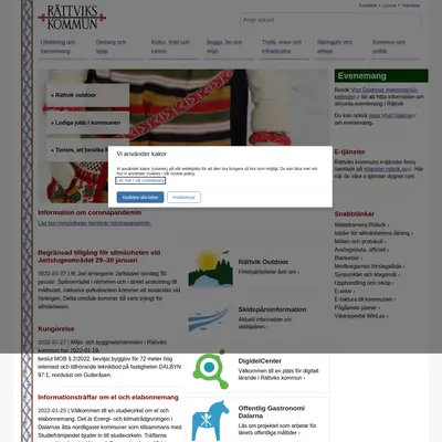 www.rattvik.se startsida 2022