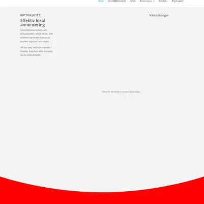 RättviksNytt startsida 2023
