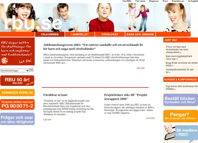 RBU-nytt startsida 2006