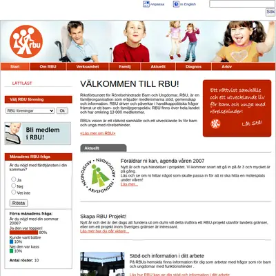 RBU-nytt startsida 2007