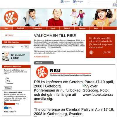 RBU-nytt startsida 2008