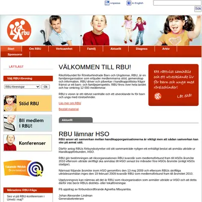 RBU-nytt startsida 2009