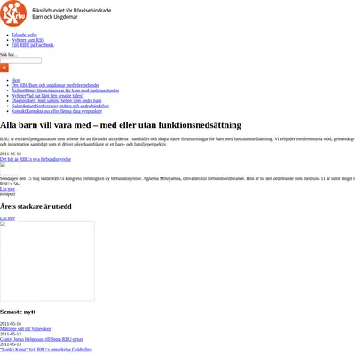 RBU-nytt startsida 2011