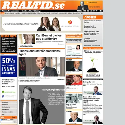 realtid.se startsida 2014