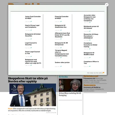 realtid.se startsida 2019