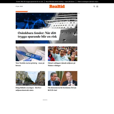 realtid.se startsida 2026