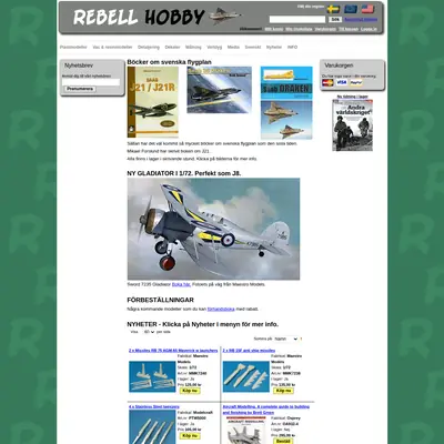 REBELL startsida 2011