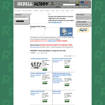 REBELL startsida 2013