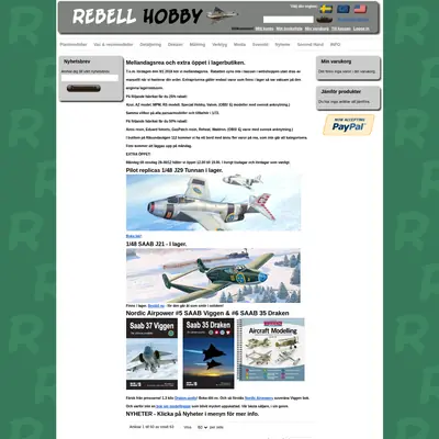 REBELL startsida 2016