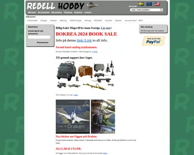 REBELL startsida 2024