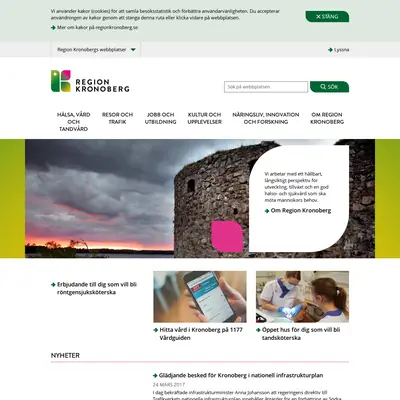 Mera Kronoberg startsida 2017