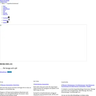 rrSql, www.reiki-relax.se startsida 2023