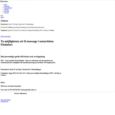 rrSql, www.reiki-relax.se startsida 2026