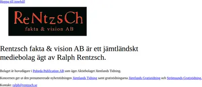rentzsch.se startsida 2024