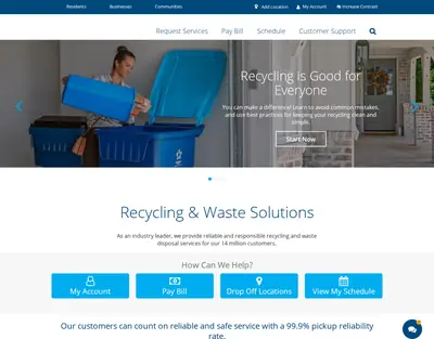 REPUBLIC SERVICE startsida 2019