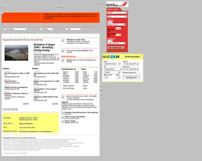 Resguide startsida 2002