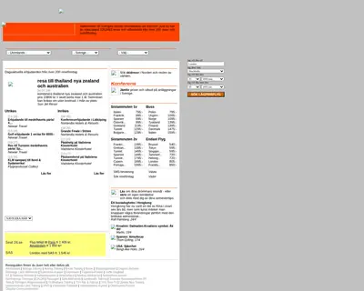 Resguide startsida 2003