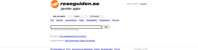 Resguide startsida 2007