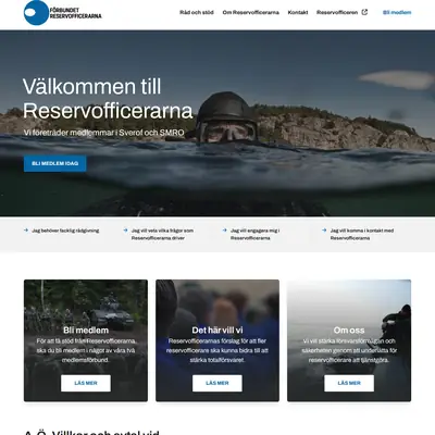 ReservOfficeren startsida 2026