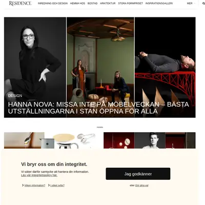 www.residencemagazine.se startsida 2019