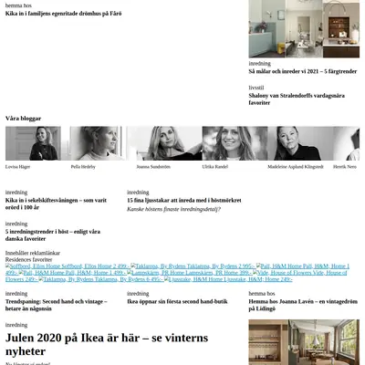 www.residencemagazine.se startsida 2020