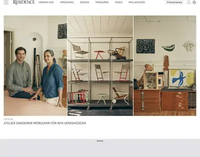www.residencemagazine.se startsida 2024