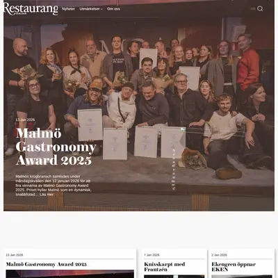 Restaurangvärlden startsida 2026