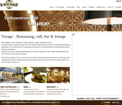 VOYAGE startsida 2008