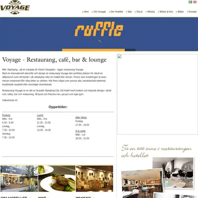 VOYAGE startsida 2011