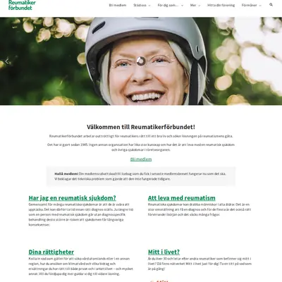 REUMATIKERVÄRLDEN startsida 2024